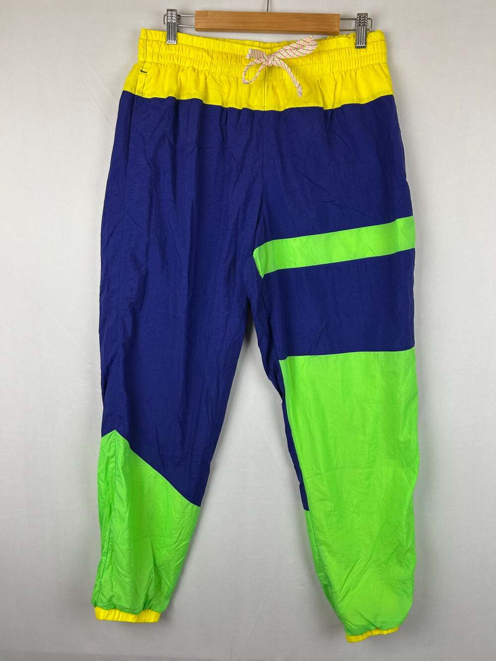 Nike Air Flight Retro Basketball Pants Blue/Green CN8512-590 Men's Size M